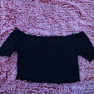 Off the shoulder shirt